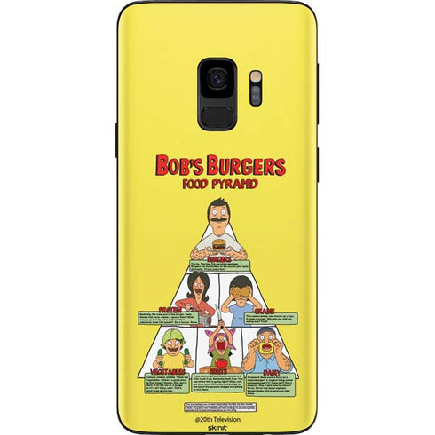 Bobs Burgers Food Pyramid Galaxy S9 Skin